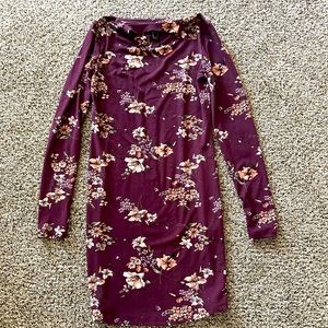 Purple forever 21 floral dress